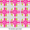 Pink & Green Argyle 2" Multipurpose Round Labels - Sheet