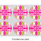 Pink & Green Argyle 3" Multipurpose Round Labels - Sheet