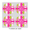 Pink & Green Argyle 4" Multipurpose Round Labels - Sheet