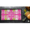 Pink & Green Argyle Bar Mat - Small - LIFESTYLE