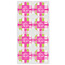 Pink & Green Argyle Drink Topper - Medium - Set of 12