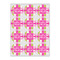 Pink & Green Argyle Drink Topper - Small - Set of 12