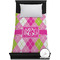 Pink & Green Argyle Duvet Cover (TwinXL)