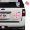 Pink & Green Argyle Exterior Car Accessories