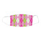 Pink & Green Argyle Fabric Face Mask