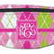 Pink & Green Argyle Fanny Pack - Closeup