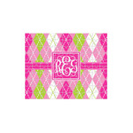 Pink & Green Argyle 110 pc Jigsaw Puzzle (Personalized)