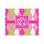 Pink & Green Argyle 500 pc Jigsaw Puzzle (Personalized)