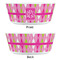 Pink & Green Argyle Kids Bowls - APPROVAL