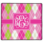 Pink & Green Argyle XL Gaming Mouse Pad - 18" x 16" (Personalized)