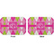 Pink & Green Argyle Octagon Placemat - Double Print Front and Back