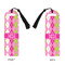 Pink & Green Argyle Plastic Bookmarks - Approval