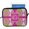 Pink & Green Argyle Tablet Sleeve (Medium)