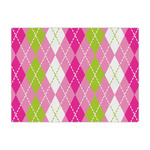 Pink & Green Argyle Large Tissue Papers Sheets - Heavyweight