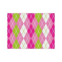 Pink & Green Argyle Medium Tissue Papers Sheets - Heavyweight