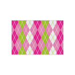 Pink & Green Argyle Small Tissue Papers Sheets - Heavyweight