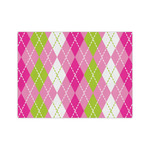 Pink & Green Argyle Medium Tissue Papers Sheets - Lightweight