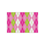 Pink & Green Argyle Small Tissue Papers Sheets - Lightweight