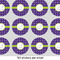 Waffle Weave 1" Multipurpose Round Labels - Sheet