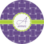 Waffle Weave Multipurpose Round Labels - 1" (Personalized)