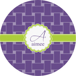 Waffle Weave Multipurpose Round Labels - 3" (Personalized)