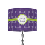 Waffle Weave 8" Drum Lamp Shade - Fabric (Personalized)