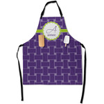 Waffle Weave Apron With Pockets w/ Name and Initial