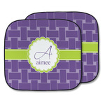 Waffle Weave Car Sun Shade - Two Piece (Personalized)