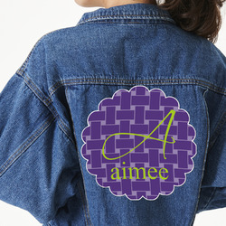 Waffle Weave Twill Iron On Patch - Custom Shape - 3XL - Set of 4 (Personalized)