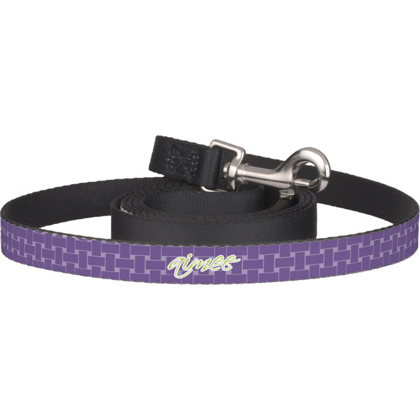 Custom Waffle Weave Dog Leash (Personalized)