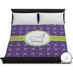 Waffle Weave Duvet Cover - King (Personalized)