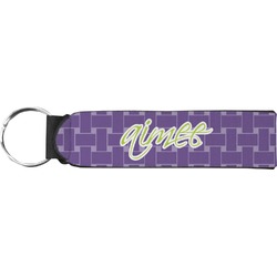 Waffle Weave Neoprene Keychain Fob (Personalized)