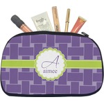 Waffle Weave Makeup / Cosmetic Bag - Medium (Personalized)