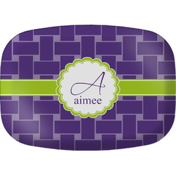 Waffle Weave Melamine Platter (Personalized)