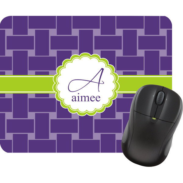 Custom Waffle Weave Rectangular Mouse Pad (Personalized)