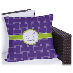 Waffle Weave Outdoor Pillow - 18" (Personalized)