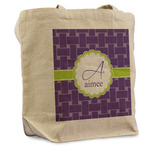 Waffle Weave Reusable Cotton Grocery Bag - Single (Personalized)