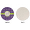 Waffle Weave Round Linen Placemats - APPROVAL (single sided)