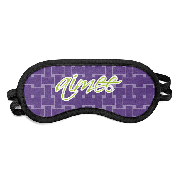 Custom Waffle Weave Sleeping Eye Mask (Personalized)