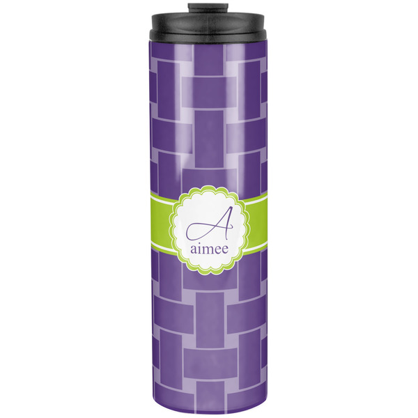 Custom Waffle Weave Stainless Steel Skinny Tumbler - 20 oz (Personalized)