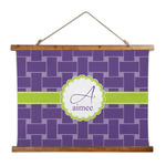 Waffle Weave Wall Hanging Tapestry - Wide (Personalized)