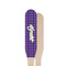 Waffle Weave Wooden Food Pick - Paddle - Single Sided - Front & Back