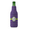 Waffle Weave Zipper Bottle Cooler - FRONT (bottle)