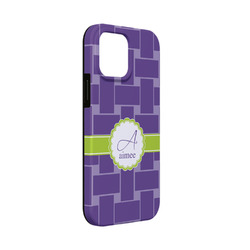 Waffle Weave iPhone Case - Rubber Lined - iPhone 13 Mini (Personalized)