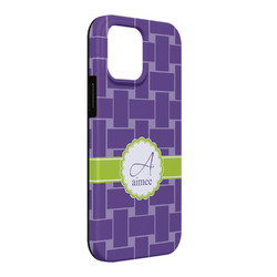 Waffle Weave iPhone Case - Rubber Lined - iPhone 13 Pro Max (Personalized)