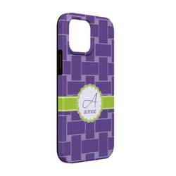 Waffle Weave iPhone Case - Rubber Lined - iPhone 13 (Personalized)