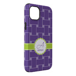 Waffle Weave iPhone Case - Rubber Lined - iPhone 14 Pro Max (Personalized)