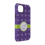 Waffle Weave iPhone Case - Rubber Lined - iPhone 14 (Personalized)