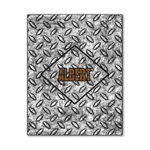 Diamond Plate Wood Print - 11x14 (Personalized)