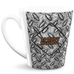 Diamond Plate 12 Oz Latte Mug (Personalized)